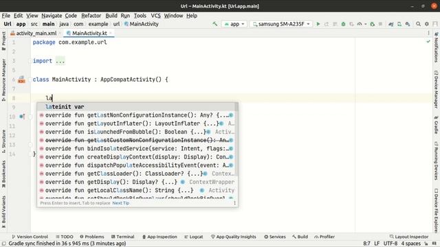 How to open url using intent in android kotlin | Open URL on Button or ImageView смотреть онлайн