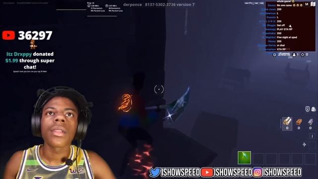 IShowSpeed Gets SCARED Playing A Horror Game On Fortnite..?