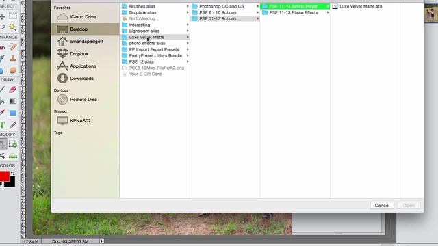 Photoshop Elements 11+ Action Installation Instructions смотреть онлайн