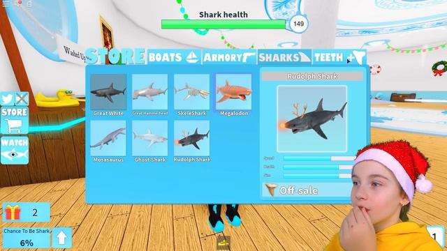 Я СТАЛА АКУЛОЙ в ROBLOX смотреть онлайн