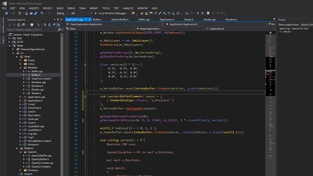 Vertex Buffer Layouts | Game Engine series смотреть онлайн