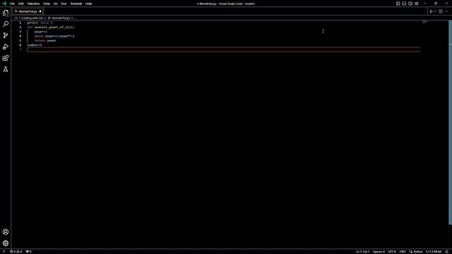 Finding the Nearest Power of 2 in Python Python Artificial Intelligence Learn Code Example Coder Fi смотреть онлайн