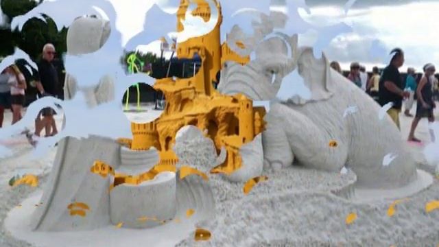 ШИКАРНЫЕ СКУЛЬПТУРЫ ИЗ ПЕСКА смотреть онлайн