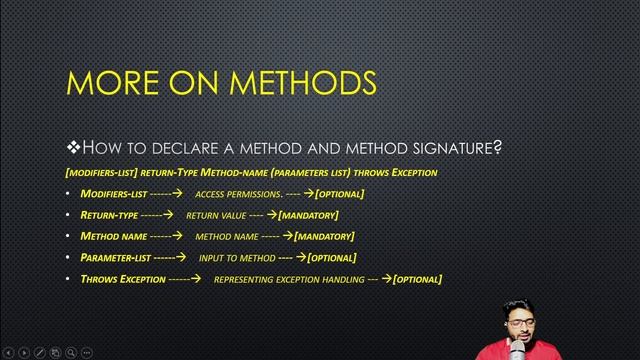 Core Java | Methods in Java with syntax and examples смотреть онлайн