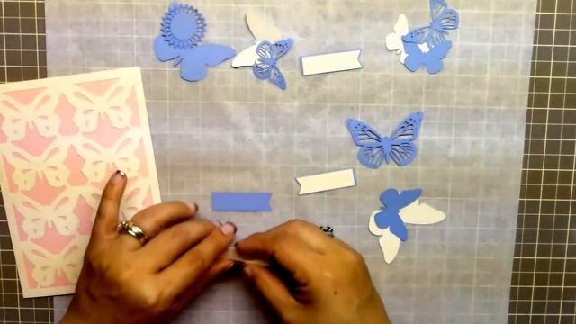 Garden Butterfly Card - Anna Griffin - Cricut Explore смотреть онлайн