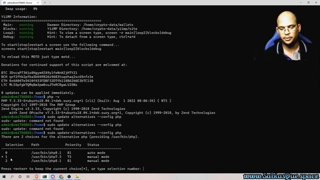 07 A - Error: Pagina en blanco - Crear pool de minería YiiMP смотреть онлайн