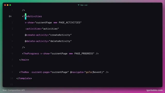 Vue Composition API с нуля #67 - Доступ к функции setActivitySecondsToComplete через provide/inject смотреть онлайн