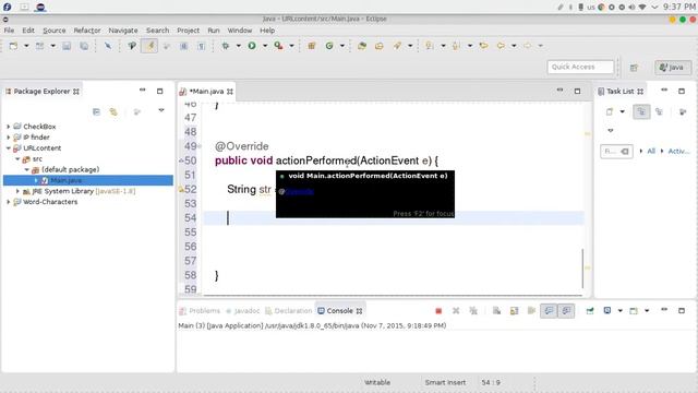 41 JAVA Swing GUI with URL networking смотреть онлайн