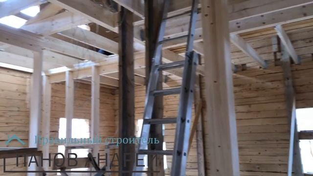Каркас в доме из бруса