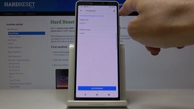Sony Xperia 10 II Change Language of Your Keyboard смотреть онлайн