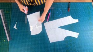 Яркий солнечный жакет с баской и вышивкой. Моделирование и раскрой оригинального жакета.mp4