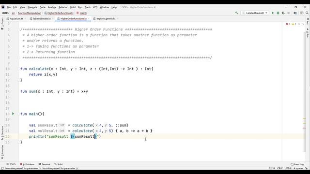 #38 Higher Order functions in kotlin | Kotlin tutorial | Kotlin Bootcamp for programmers смотреть онлайн