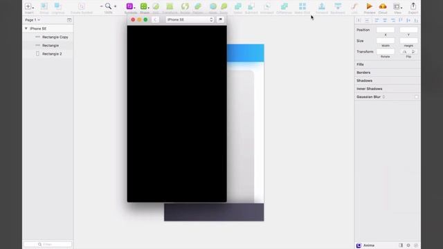 Интерактивное прототипирование (fixed header and footer Sketch 51) смотреть онлайн