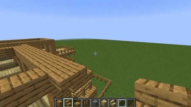 Minecraft - How to build a big survival house смотреть онлайн