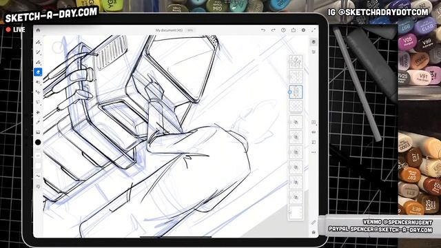LIVE: Industrial Design Sketching by Sketch A Day смотреть онлайн