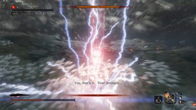 Sekiro Elden Arts (Sakura Arts Merge) - Elden Genichiro, Blade of Tomoe + Lightning Reversal Fight смотреть онлайн