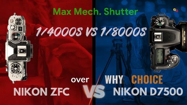 ? Nikon Zfc vs Nikon D7500 |Specs Comparison | which one?? смотреть онлайн