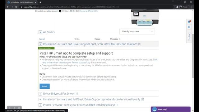 How to download setup software HP OfficeJet Pro 9015e смотреть онлайн
