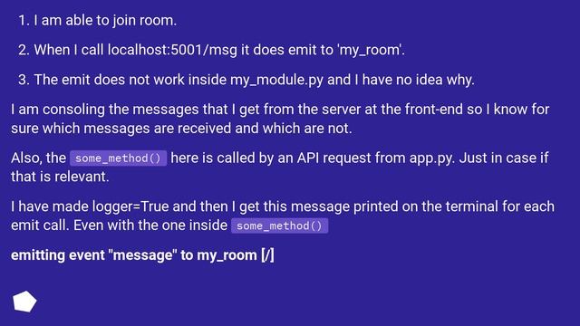 Flask socket IO emit from another module смотреть онлайн