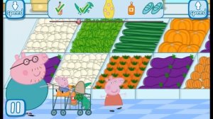 Peppa Pig in the supermarket Свинка Пеппа в супермаркете играем вместе с Best Kids apps обзор игры