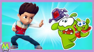 Щенячий Патруль против Ам Няма.Райдер против Зеленого Непоседы.Гонки на Скорость и Высоту