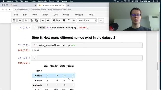 Pandas Stats Exercises—Baby Names смотреть онлайн