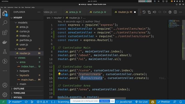 Desenvolvimento de CRUD com Express e Sequelize. смотреть онлайн