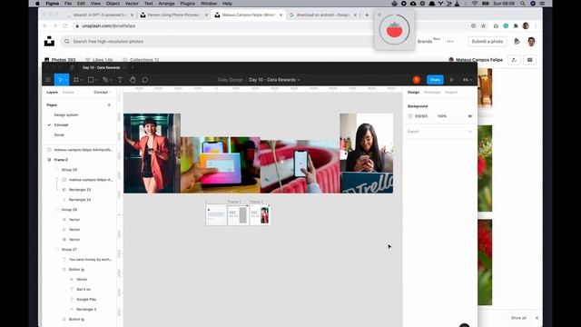 Figma Web Design Data Rewards Speed Art - 10/30 смотреть онлайн