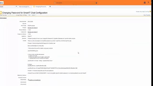BMC Smart IT: How to Change Smart IT Openfire Chat Password смотреть онлайн