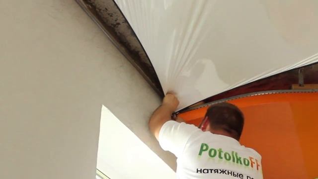 Гарпунная система крепления натяжного потолка. PotolkoFF.ru смотреть онлайн