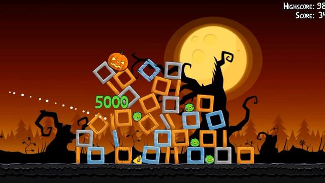 Angry Birds Seasons 1.4.0 Trick-or-Treat Three Stars Level 2-5 смотреть онлайн