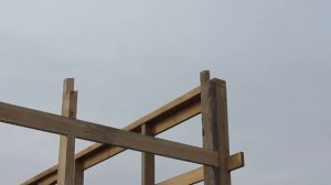 САРАЙ | ХОЗБЛОК своими руками | №4. Сборка и установка торцевых стен