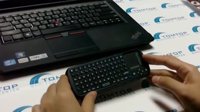 TOMTOP - 2.4G RF Wireless IPazzPort Handheld Keyboard Touchpad With Smart TV/PC Remote