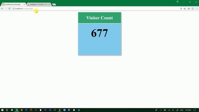 UNIQUE VISITOR COUNT IN PHP | TRACK IP ADDRESS смотреть онлайн