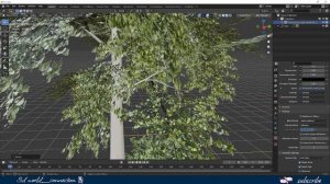 ✔️Деревья для игровых движков. Создание в Blender ?
