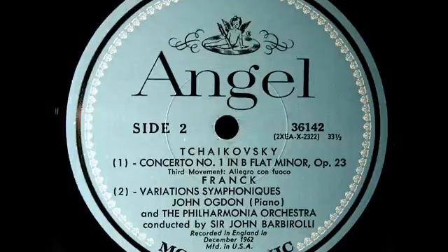 Tchaikovsky / John Ogdon, 1962: Piano Concerto No 1 in B flat minor - Rondo - Barbirolli смотреть онлайн