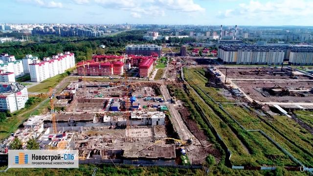 ЖК «Английская миля» от девелопера Glorax Development (аэросъемка: сентябрь 2017 г.) смотреть онлайн