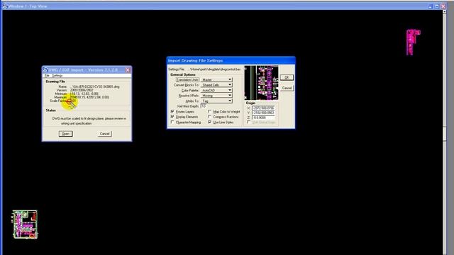 Microstation Dwg file attach scale setting KDS смотреть онлайн