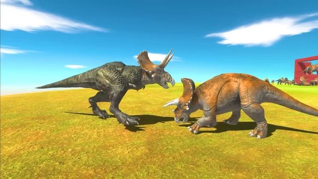 Triceratops Dinosaur Puzzle Battle -Animal Revolt Battle Simulator смотреть онлайн