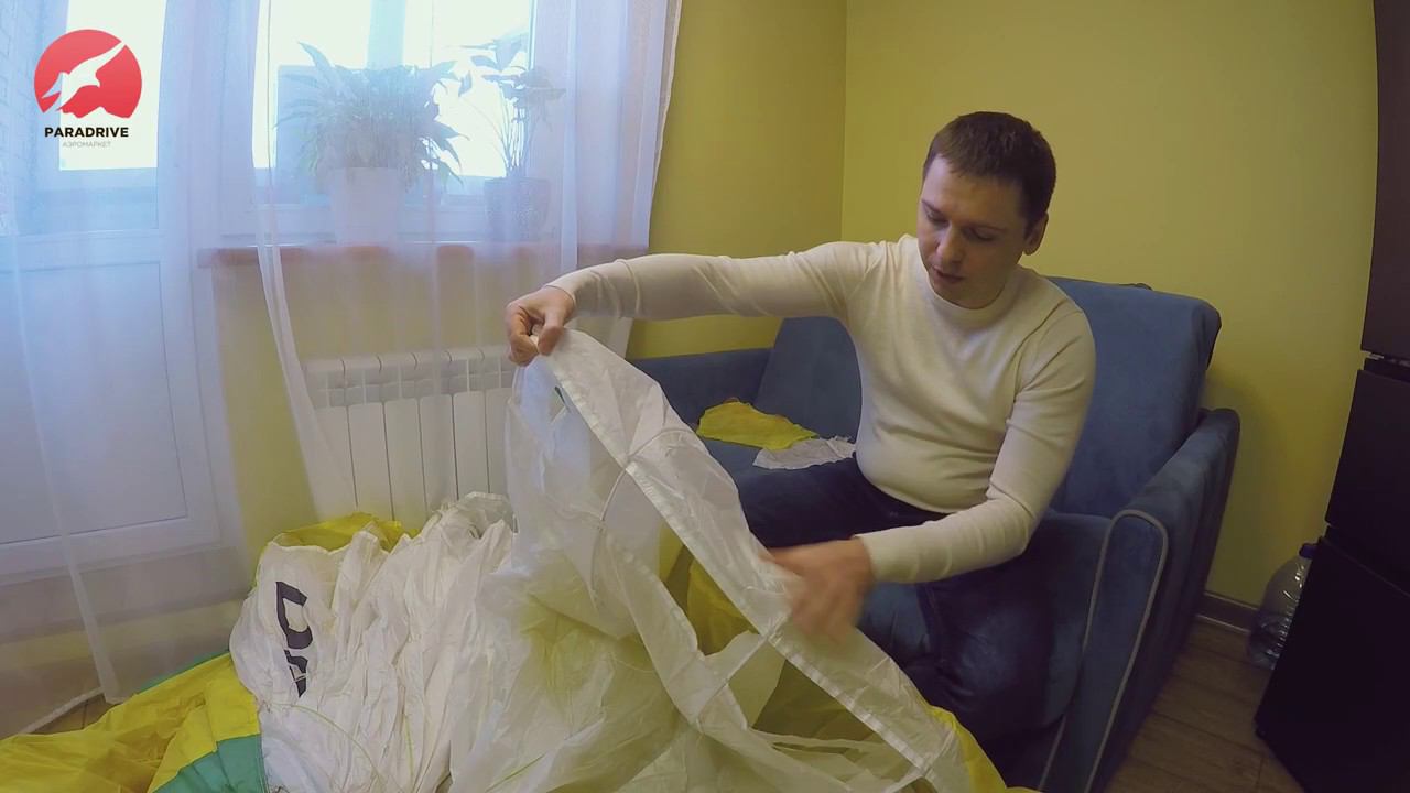 Парапланеризм: Ремонт параплана при порывах ткани смотреть онлайн