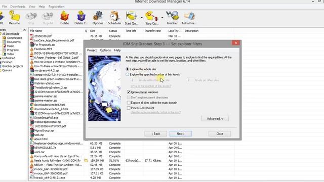 How to download a website using Internet download manager(IDM) смотреть онлайн