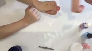 Ногти из ваты! Накладные ногти из ватных дисков. Делаем маникюр наращивание ногтей