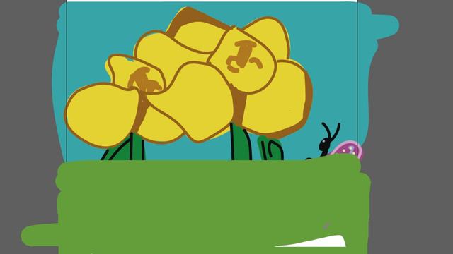 Рисуем необычный цветок и бабочку часть 78 смотреть онлайн