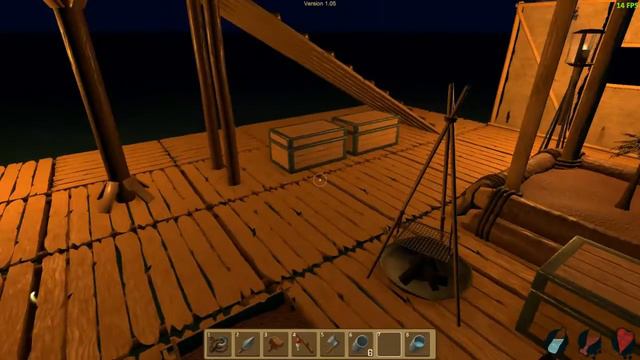 Raft #3 - НОЧНАЯ ОХОТА НА АКУЛ | ОБНОВЛЕНИЕ 1.05!)СТУЛЬЯ В ОКЕАНЕ? смотреть онлайн
