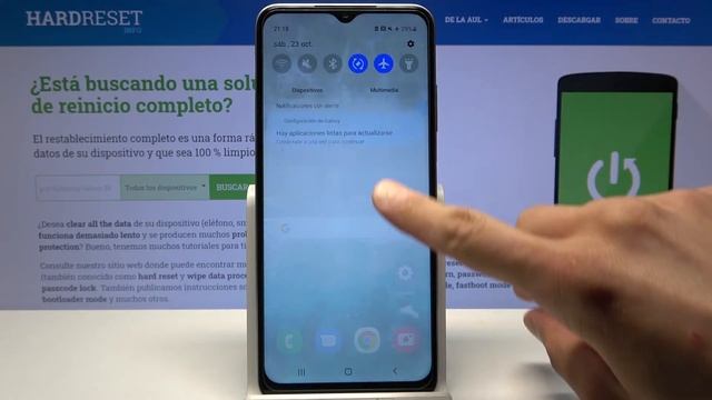 Cómo escanear un código QR con SAMSUNG Galaxy A03s - códigos QR смотреть онлайн