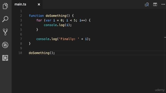 Lecture 3 of Typescript: Declaring Variables in typescript смотреть онлайн