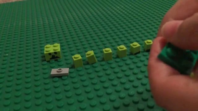 How to make easy lego creeper from minecraft смотреть онлайн