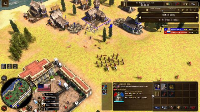 Age of Empires III Definitive Edition USA vs Russians Вафельные комментарии #354 смотреть онлайн