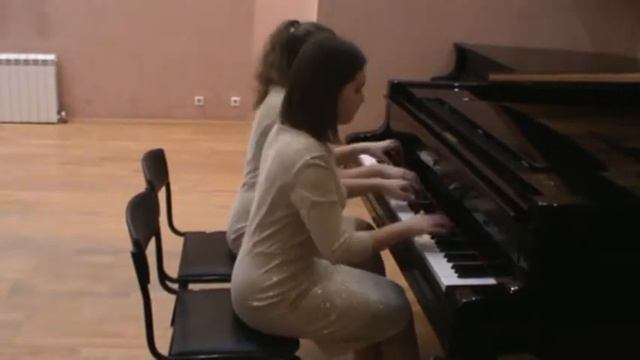 Дуэт Козлова В. - Яковлева Е. А. Хачатурян Вальс смотреть онлайн