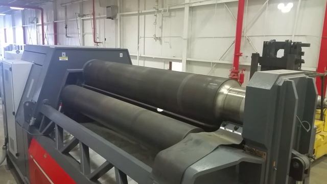 Runoff Testing RMT R-GIANT 10-2065 Hydraulic 4 Roll Plate Roll - Rolling AR400 Hardox Plate смотреть онлайн